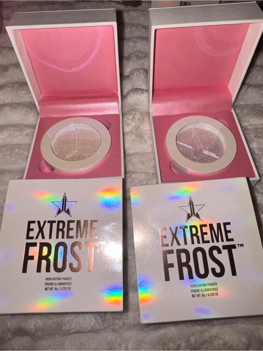 Jeffree Star Extreme Frost Highlighter Duo -NIB Discontinued Gag Me / Sour Ice
